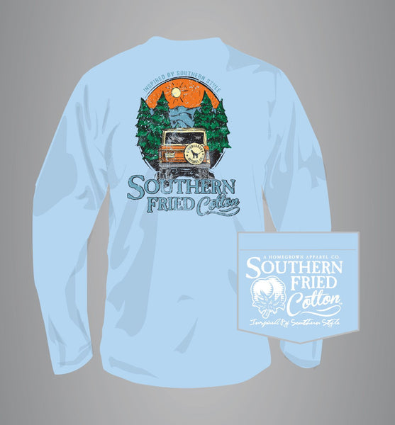 Southern Fried Cotton Mountain Calling Long Sleeve Shirt