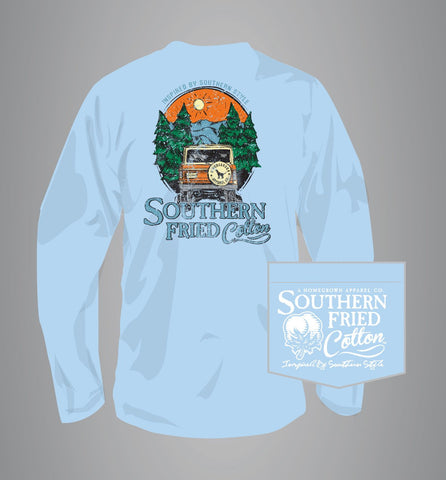 Southern Fried Cotton Mountain Calling Long Sleeve Shirt