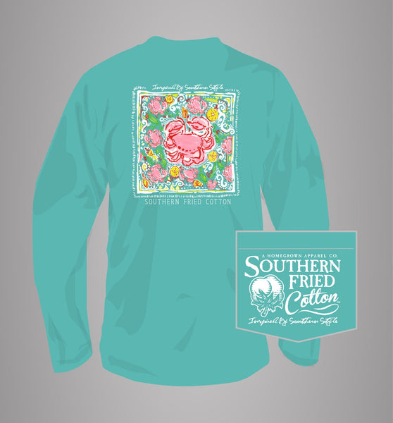 Crab Pattern - Long Sleeve