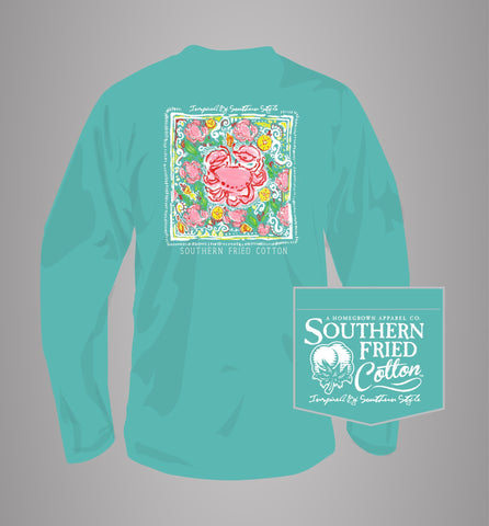 Crab Pattern - Long Sleeve