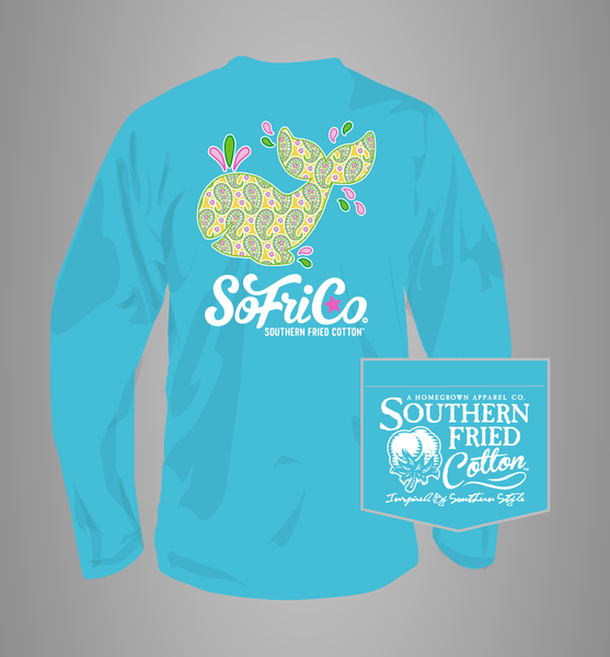 Paisley Whale - Long Sleeve