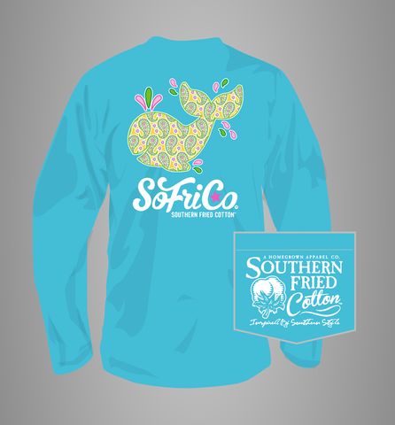 Paisley Whale - Long Sleeve