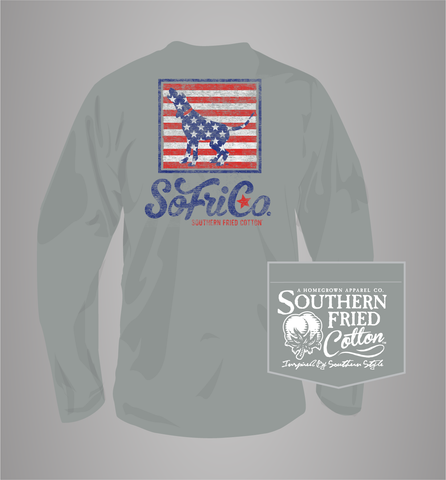 Star Spangled Hound - Long Sleeve