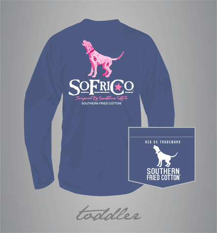 Toddler: Howlin' in Pink - Long Sleeve