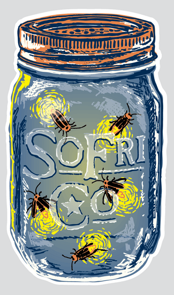 Lightning Bug Decal - Southern Fried Cotton