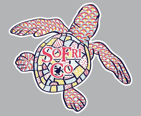 Baby Sea Turtle Decal - Southern Fried Cotton