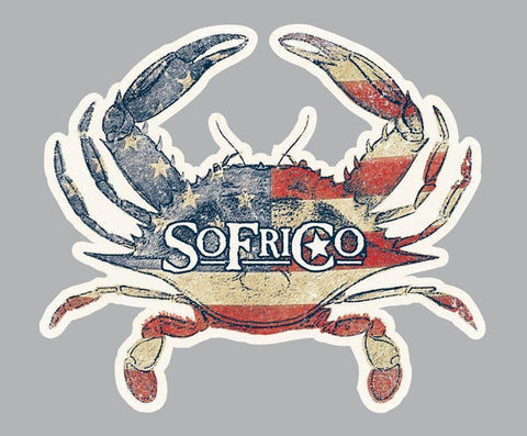 American Crab Decal - Southern Fried Cotton