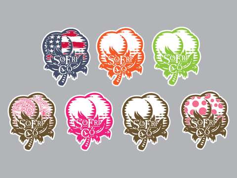 SFC Cotton Boll Decal (Multiple Colors)