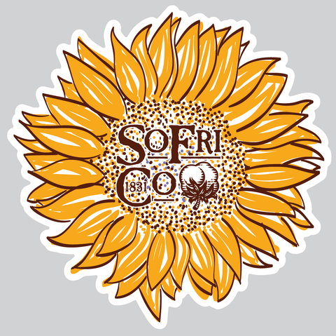 Sunflower Decal