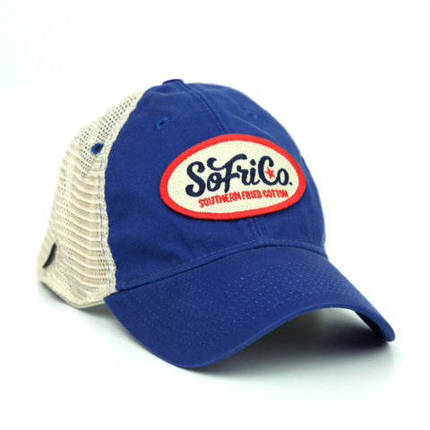 SoFriCo Script Trucker Hat (Oval Patch) (Multiple Colors)