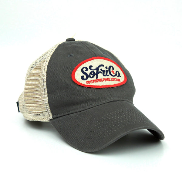 SoFriCo Script Trucker Hat (Oval Patch) (Multiple Colors)